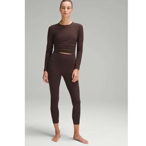 NEW Lululemon Women's Align Nulu High Rise Pant with 25" Espresso
